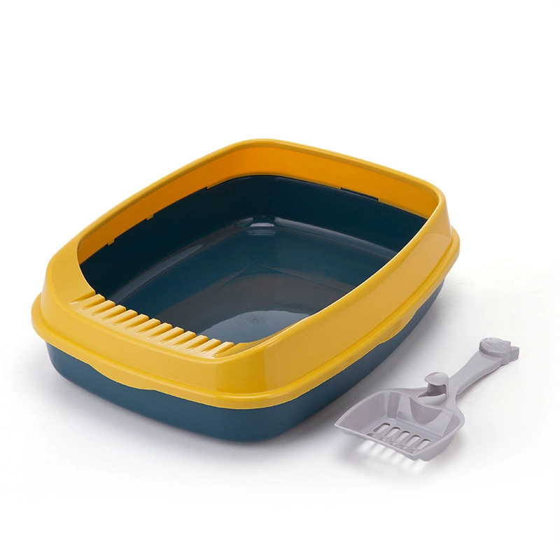 Tc4205 Medium Size Good Plastic Material Self-Cleaning Pet Cat Litter Box with Pedal