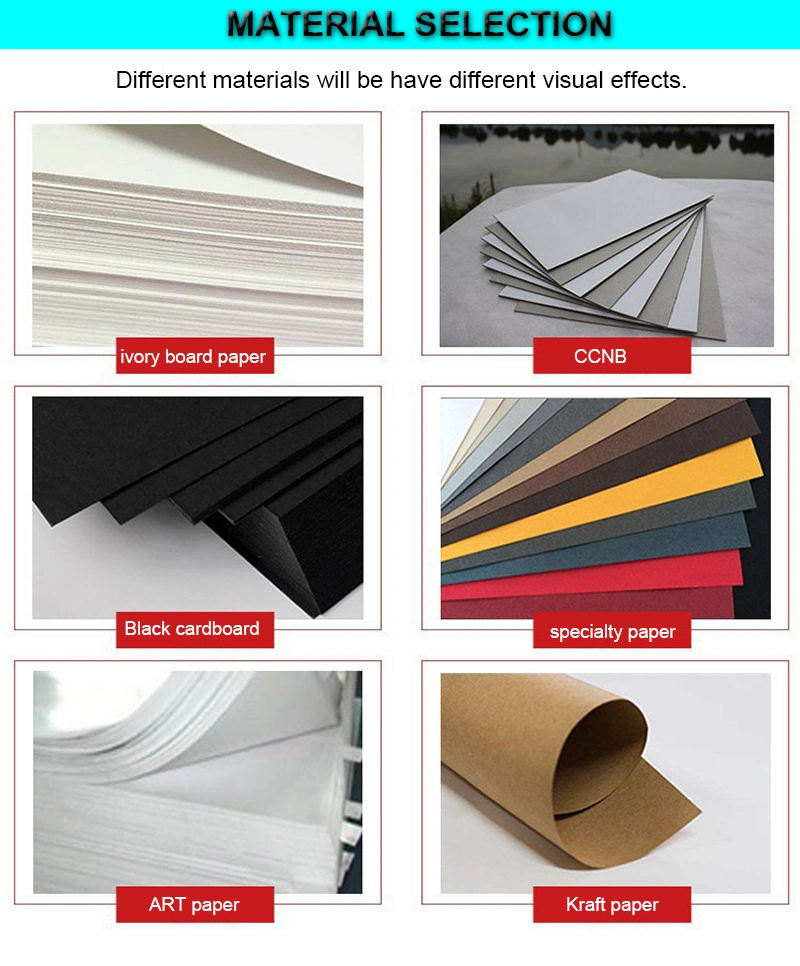 Custom Printing Folding Cardboard Paper Box with Clear PVC Window
