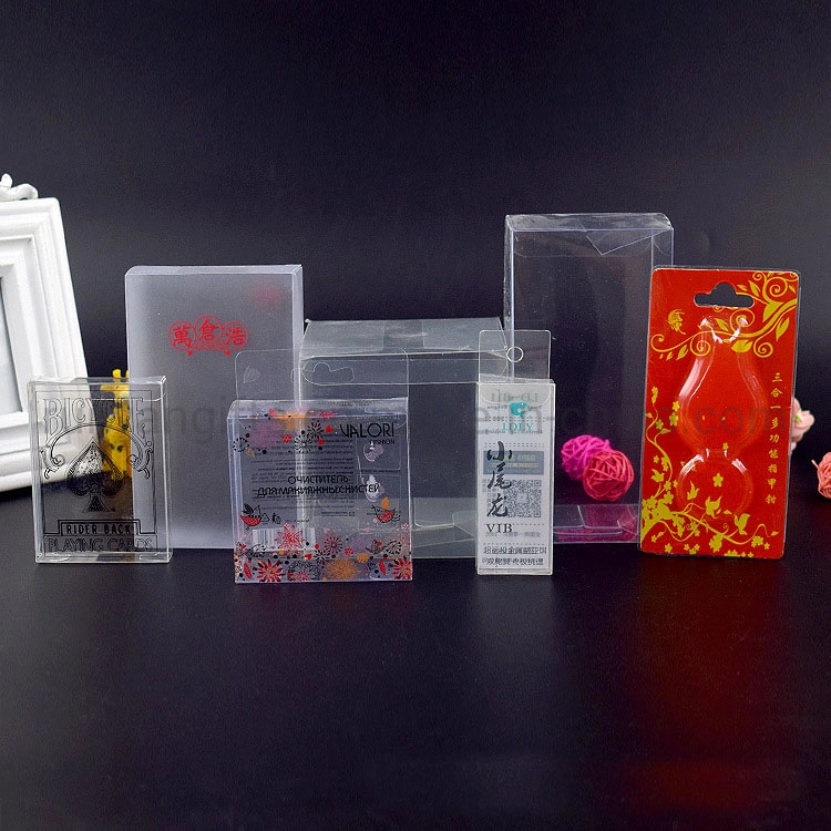 Gift Packaging Folding Clear Pet PVC PP Transparent Plastic Box with Printing