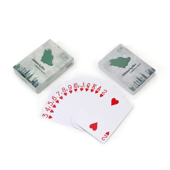 Wholesale Price Qatar Poker Card Custom Printing 100% Plastic Saudi Arabia Kuwait Playing Card 100% Plastic Playing Cards