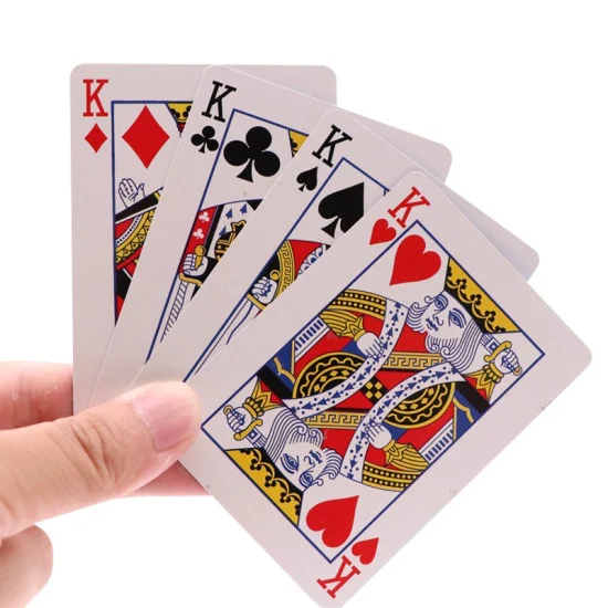 Custom Logo Magic Casino Cardistry Paper Advertising Poker Printing Game Texas Playing Cards