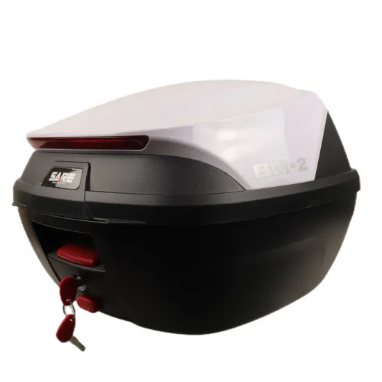 Conveniently Motorcycle Food Delivery Box Hot Sale Electric Scooter Luggage Top Case Larger Capacity Electric Vehicle Rear Box Hard PP Material Rear Box Luggage